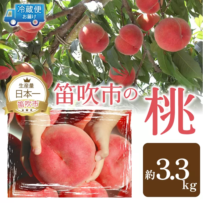＜25年発送先行予約＞山梨の完熟桃3.3kg以上 111-019