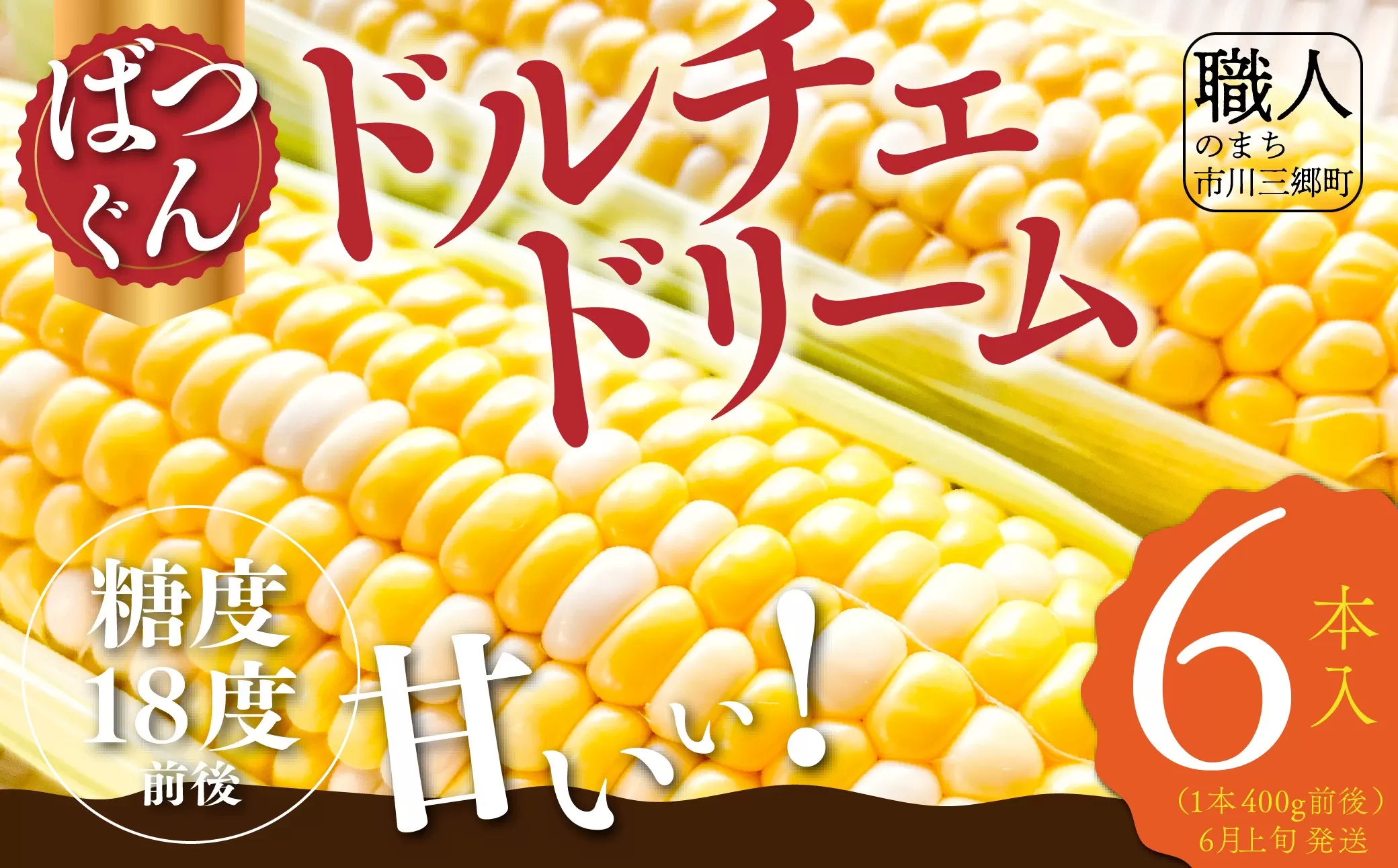 【2026年6月上旬から発送】ドルチェドリーム 6本入り REGALO（山梨県市川三郷町産） [5839-2228]