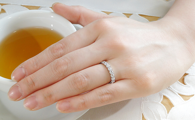 1.0ct】プラチナ950 ハートアンドキューピッド ダイヤモンド