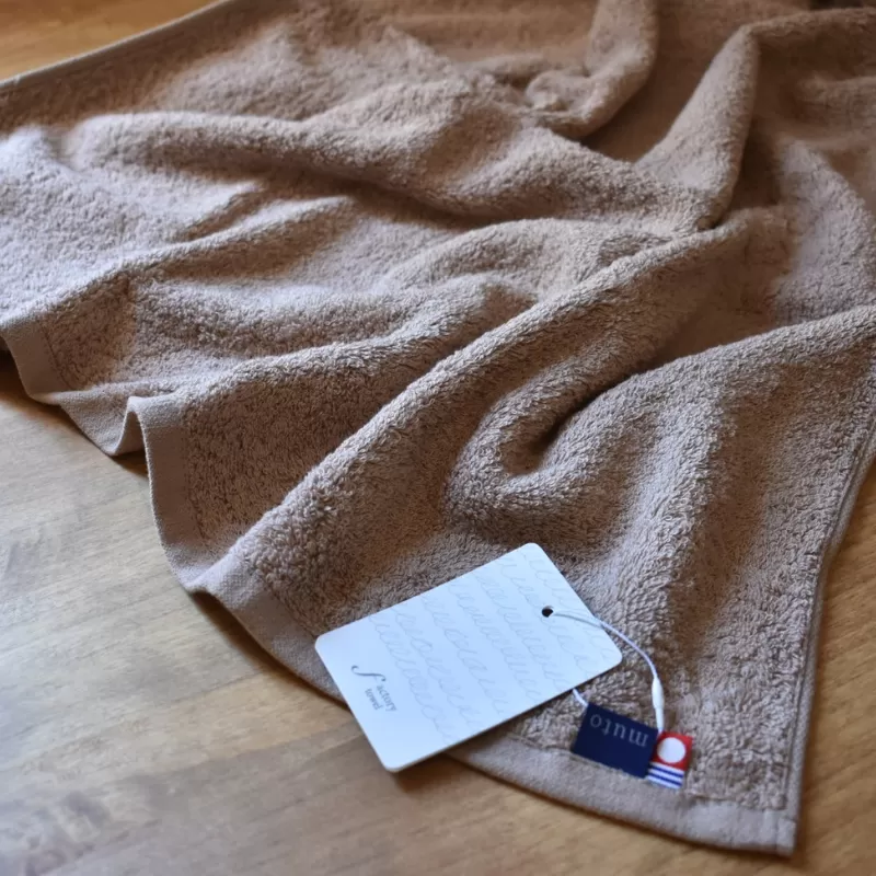 factory towel bath　今治タオル認定バスタオル 4枚セット ブラウン ／ タオル 今治 織物 染物 山梨県