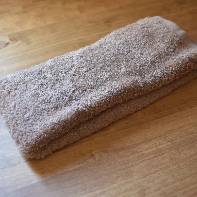 factory towel face　今治タオル認定フェイスタオル 3枚セット ブラウン ／ タオル 今治 織物 染物 山梨県