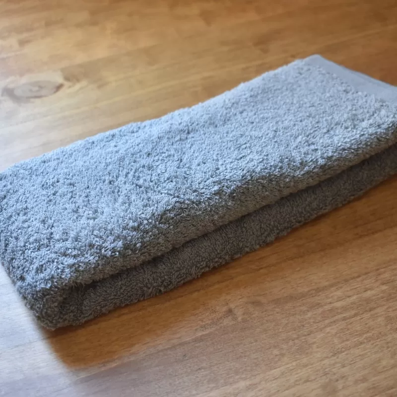 factory towel face　今治タオル認定フェイスタオル 4枚セット チャコールグレー ／ タオル 今治 織物 染物 山梨県