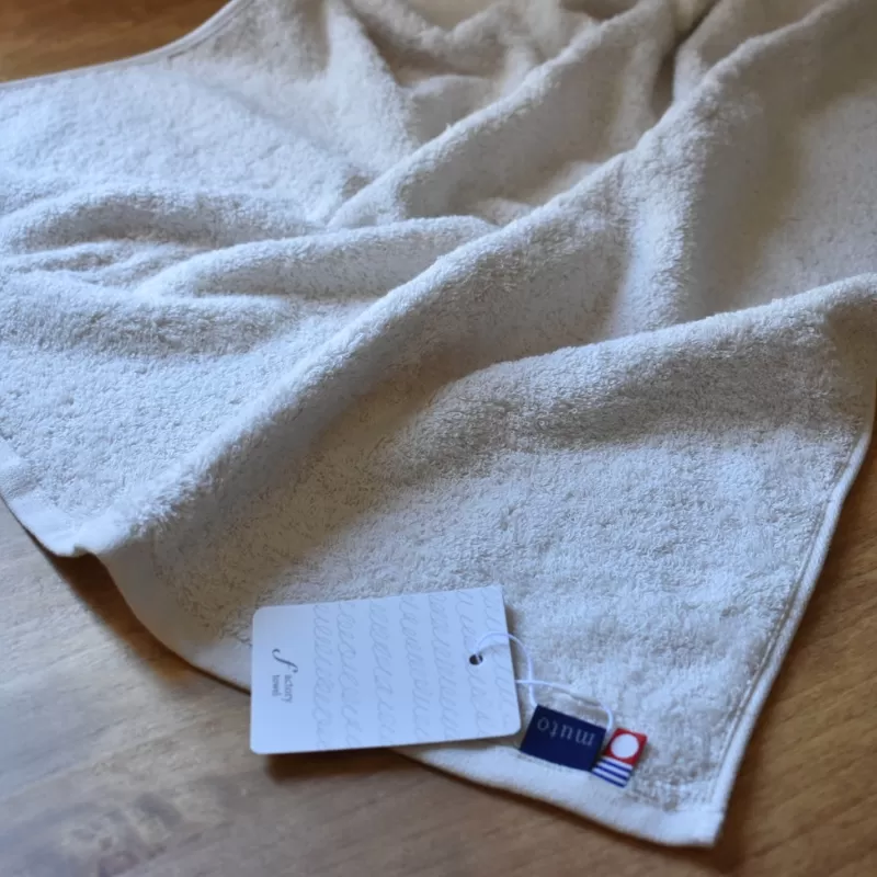 factory towel bath　今治タオル認定バスタオル 4枚セット ベージュ ／ タオル 今治 織物 染物 山梨県