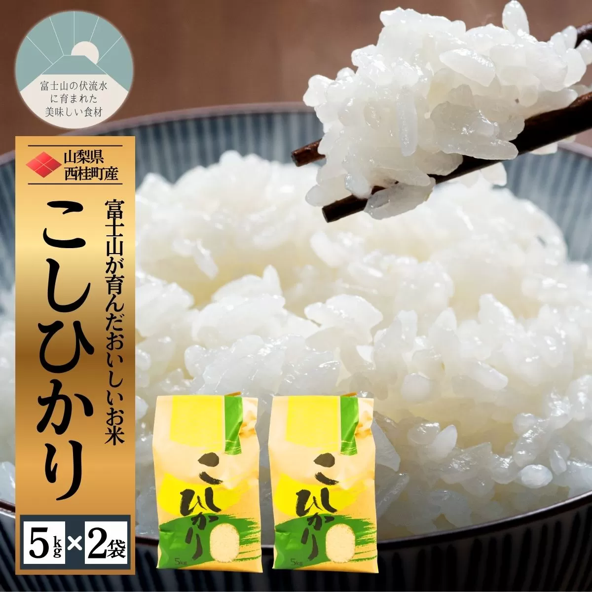 コシヒカリ 5キロ 2袋 / 国産 こしひかり  10キロ 令和7年 新米 米 お米 保存袋 生活必需品 ギフト 贈り物 お歳暮 ふるさと納税 送料無料【n0663-10_gou】