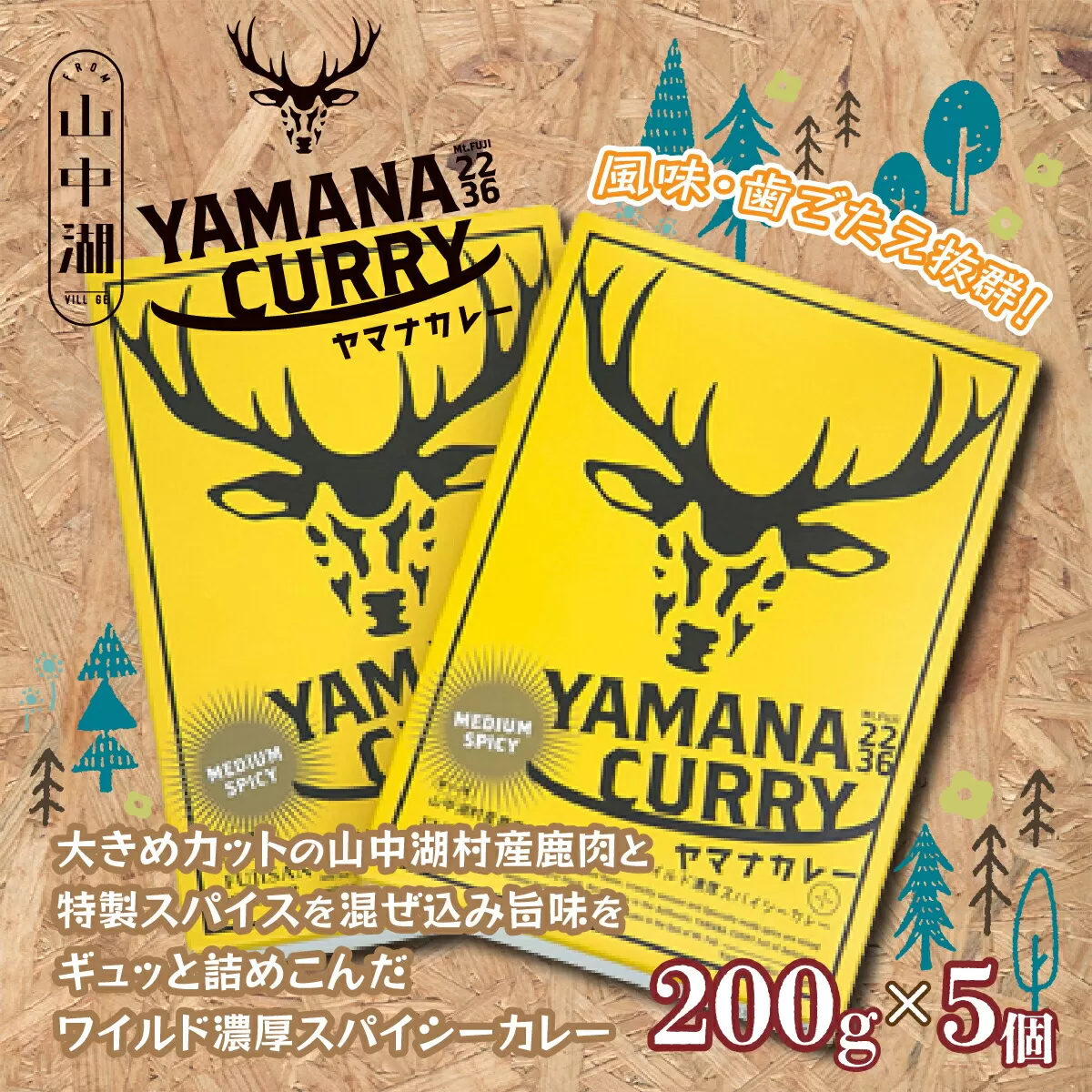 ヤマナカレー200グラム×5個 YY001