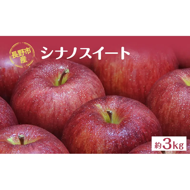 長野市産「シナノスイート」約3kg 