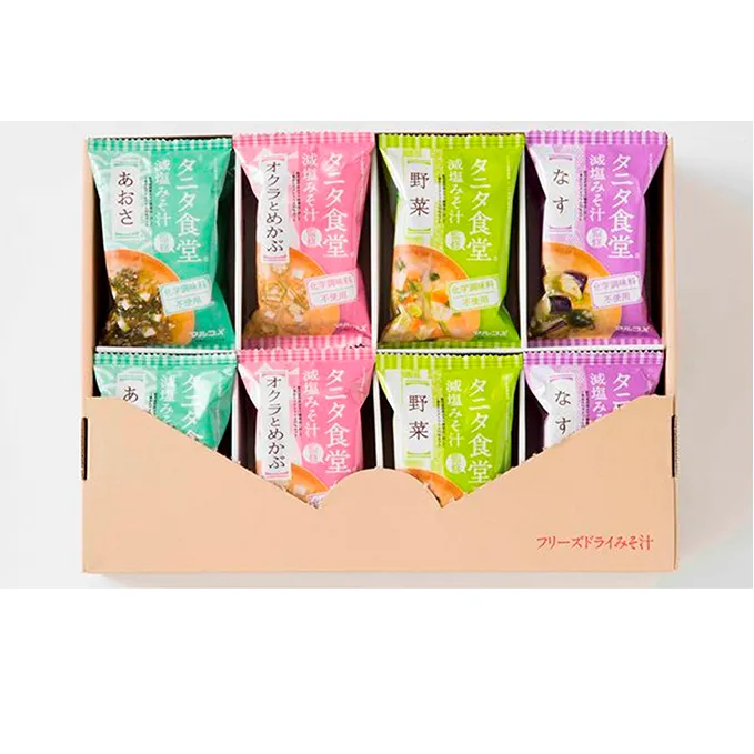 【12ヶ月連続お届け】マルコメ タニタ食堂R監修 減塩みそ汁セット24食 健康食品 フリーズドライ 加工食品 インスタント 