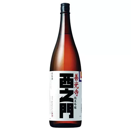 西之門善光寺純米吟醸　1.8L お酒 日本酒 純米吟醸酒 アルコール 
