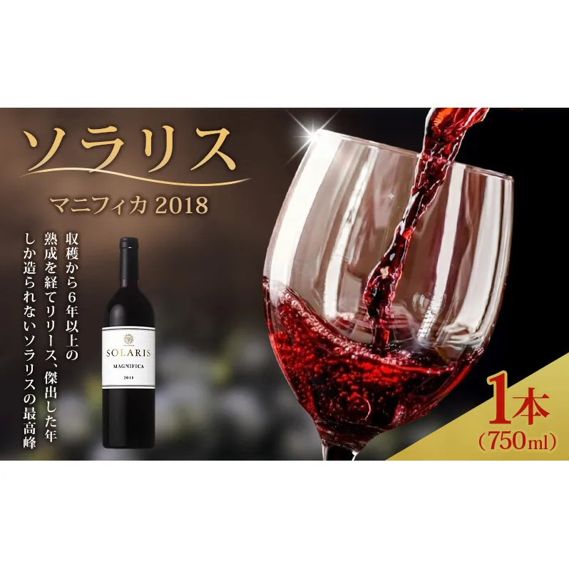 日本ワイン ソラリス マニフィカ 750ml 1本 赤ワイン マンズワイン 酒 お酒 洋酒 果実酒 ぶどう酒 長野 長野県小諸市