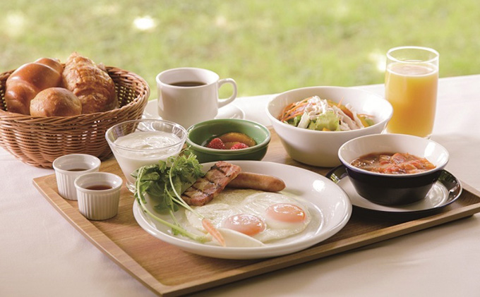 ホテル 軽井沢 プリンスホテル イースト フォレストツインルーム 朝食  