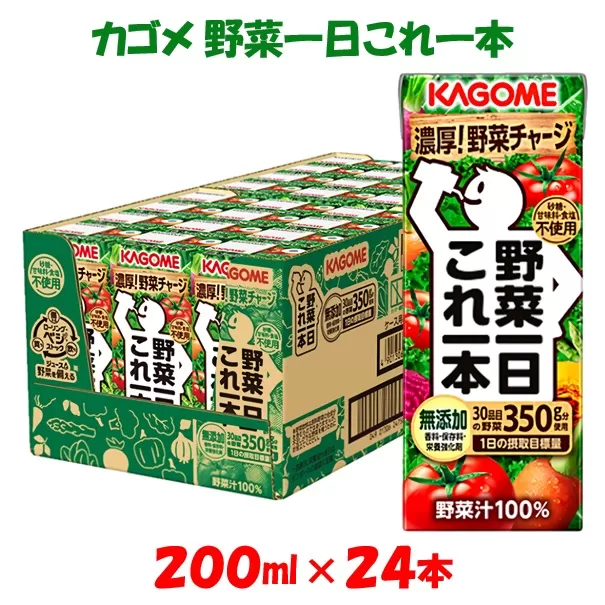カゴメ 野菜一日これ一本（24本入）【ジュース・野菜ミックス濃縮ジュース 】