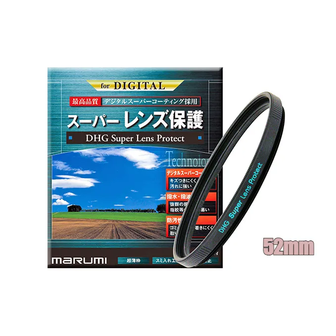 DHG　Superレンズプロテクト　52mm 雑貨 日用品 刻印 限定 写真 撮影用 カメラ ビデオ 保護 フィルター 撥水 防汚 