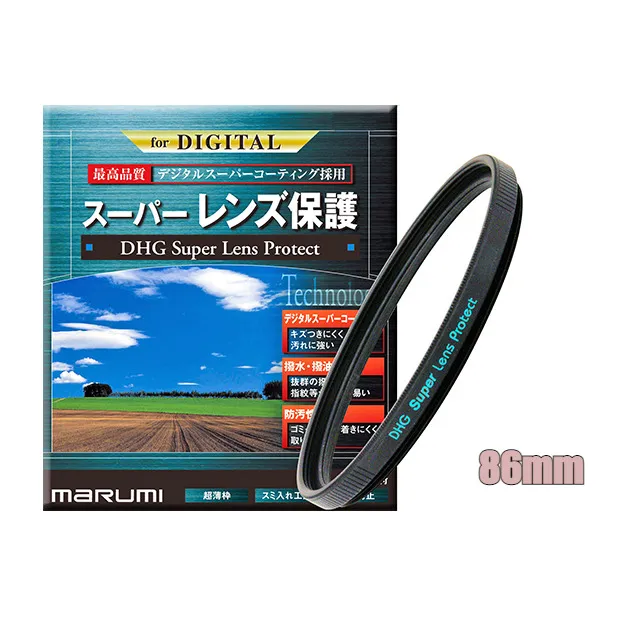 DHG　Superレンズプロテクト　86mm 雑貨 日用品 刻印 限定 写真 撮影用 カメラ ビデオ 保護 フィルター 撥水 防汚