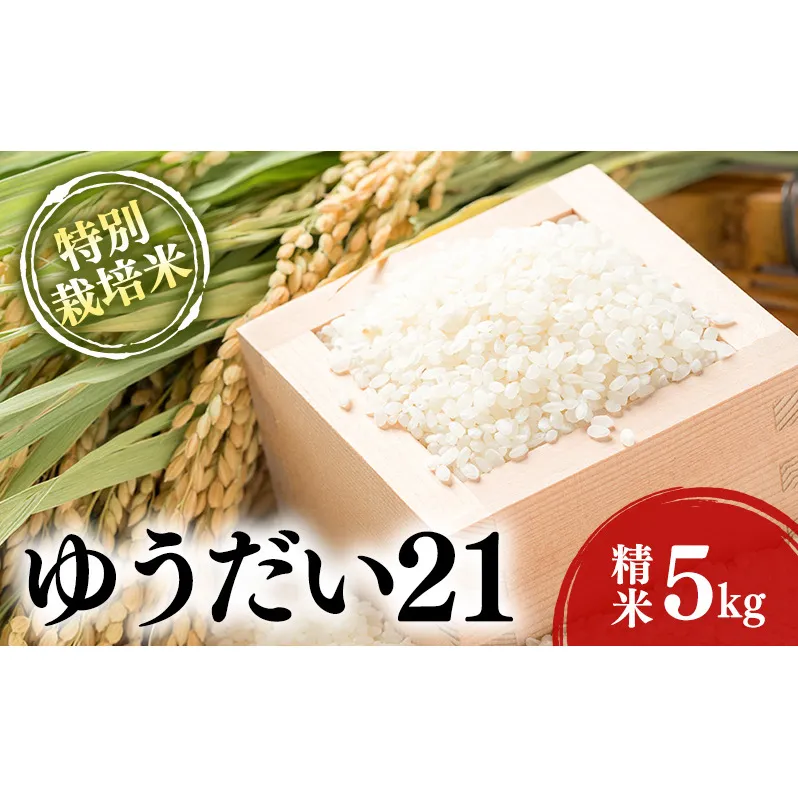 特別栽培米 「 ゆうだい21 」 精米 5kg