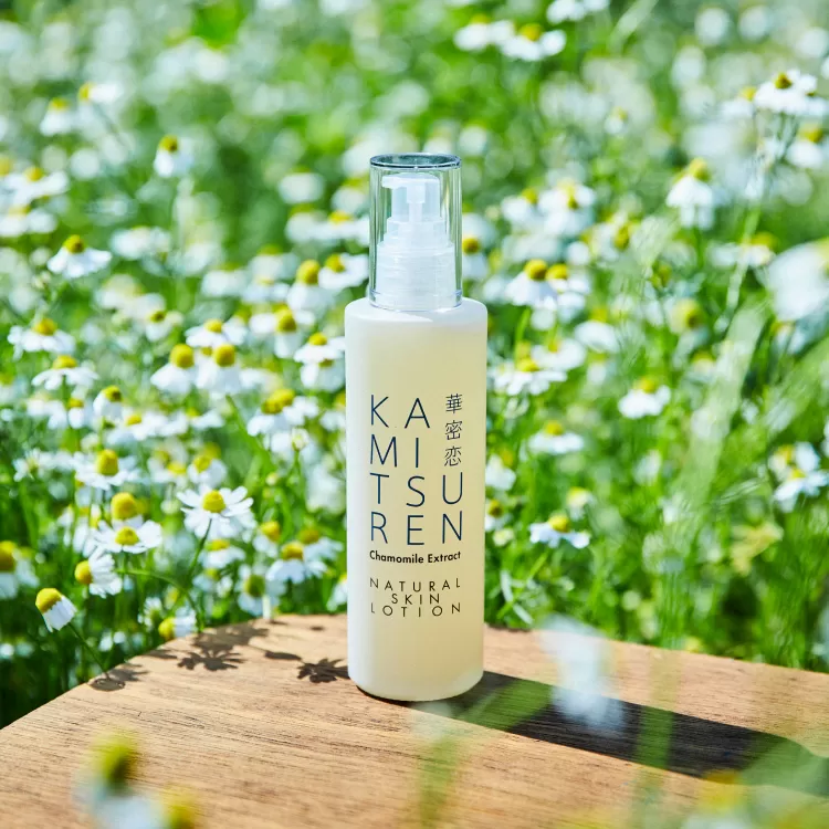 華密恋 ナチュラル スキンローション 120mL [カミツレ研究所 長野県 池田町 48110794] カミツレン カミツレ