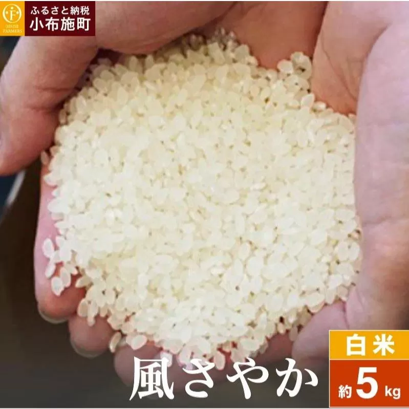 風さやか 白米  約5kg ［ おぶせファーマーズ ］ お米 コメ おこめ ご飯 精米 長野県産  ［FK-17］