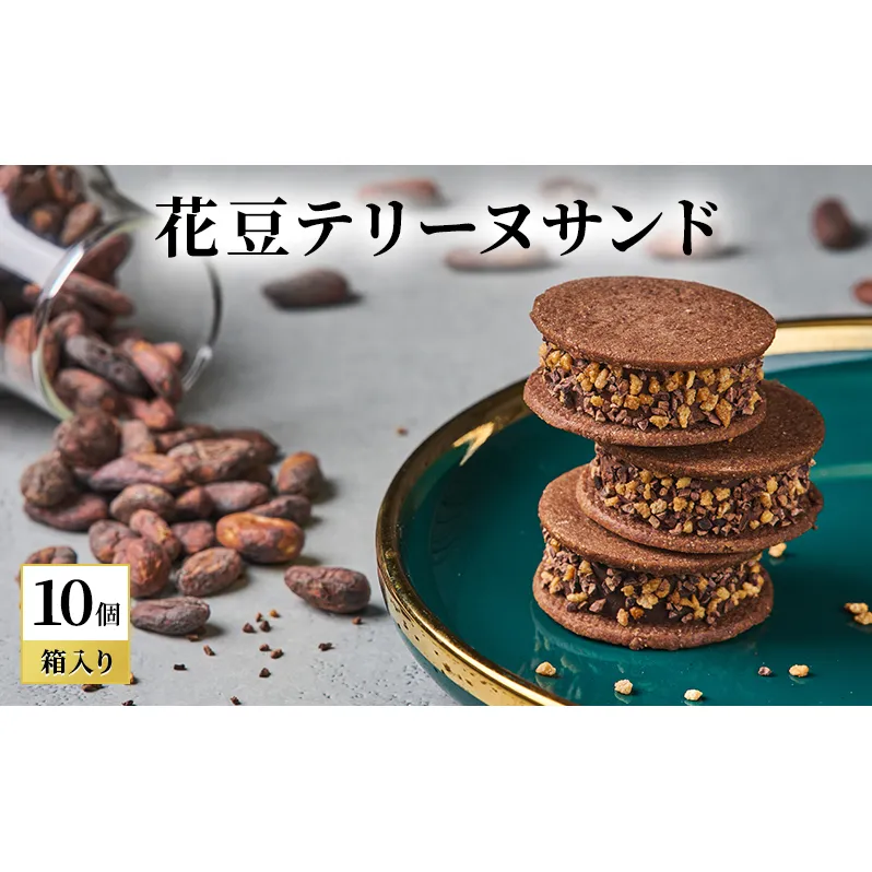 oNCHOCO 花豆テリーヌサンド(10個入り) テリーヌ チョコレート チョコ お菓子 スイーツ ギフト 贈り物
