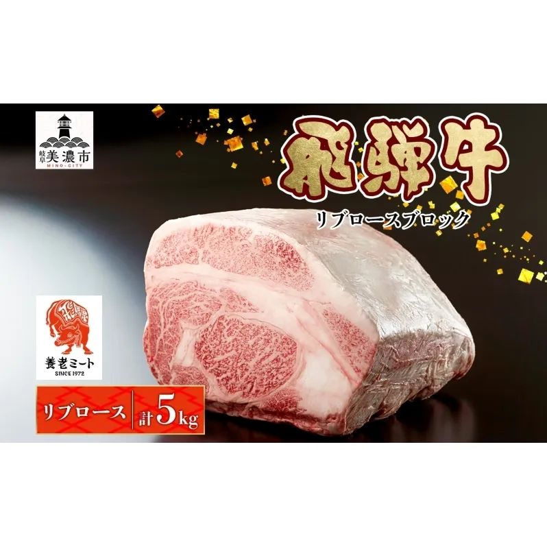飛騨牛 リブロースブロック 5kg リブロース リブロース肉 ブロック ブロック肉 リブロースステーキ ステーキ ローストビーフ アレンジ 国産 国産牛 牛 肉 お肉 和牛 和牛ステーキ 日本産 ご当地 お取り寄せグルメ 送料無料 岐阜県 美濃市