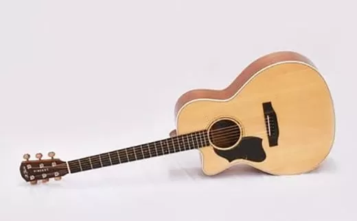 【左用アコースティックギター】K.Yairi VINCENT VM-9c-LH | ハードケース付き ギター 楽器 弦楽器 音楽 左利き