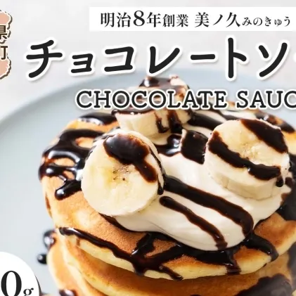  美ノ久 チョコレートソース 310g×2本 チョコレート ソース チョコ クーベルチュール チョコソース デザート アレンジ スイーツ ドリンク トッピング ワッフル パンケーキ チョコレートドリンク お取り寄せ ご当地 送料無料 岐阜県 安八町