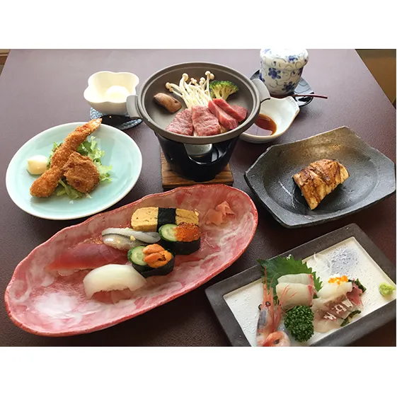 寿し処あおきや　お食事券（3000円分） チケット お寿司 お刺身 焼きあなご バリアフリー イス席 個室 セット 