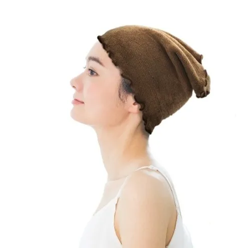 エアーかおる プチターバン( ブラウン )&ヘアーバンド( グレー )セット プチターバン ヘアーバンド ネックタオル 吸水力 吸水 ドライヤー時短 セット スーパーゼロ