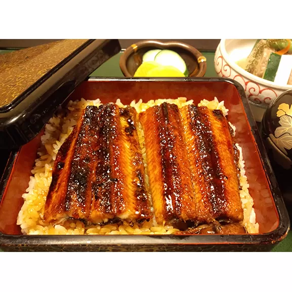 「うなぎ御膳」2名様食事券 お食事券 チケット 日本料理店 旬の素材 地元食材 特製 たれ 丁寧 ブランド米 ハツシモ 御飯 お重 季節 小鉢 香物 汁物 