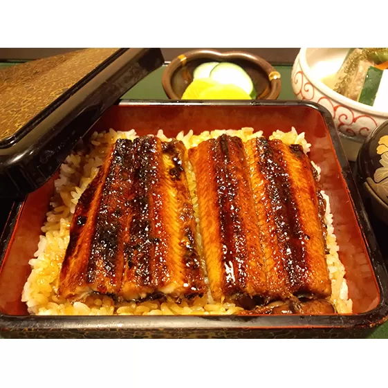 「うなぎ御膳　上」2名様食事券 お食事券 チケット 日本料理店 旬の素材 地元食材 特製 たれ 丁寧 ブランド米 ハツシモ 御飯 お重 季節 小鉢 香物 汁物 