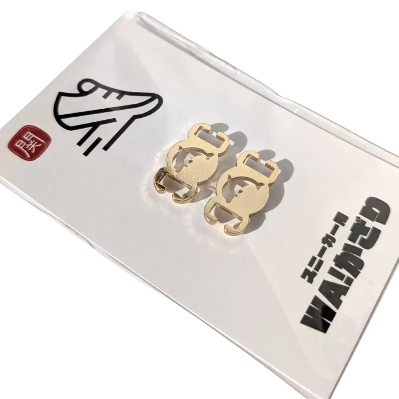 【4011】スニーカーWA! かざり イルカ ゴールド