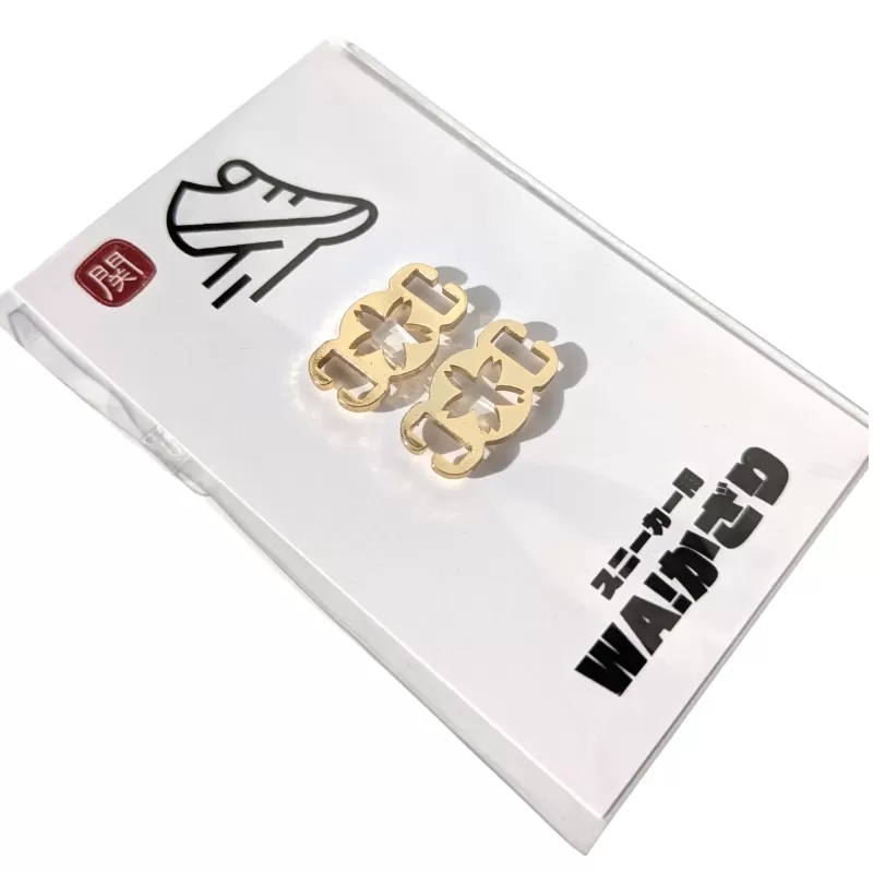 【4002】スニーカーWA! かざり 桜 ゴールド