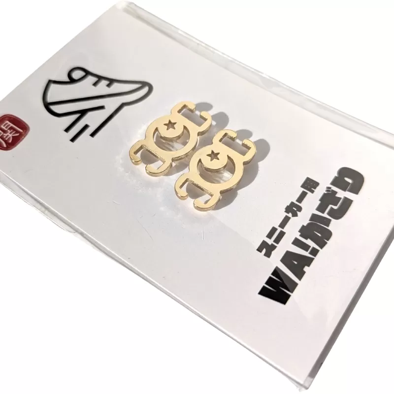 【4003】スニーカーWA! かざり 月星 ゴールド