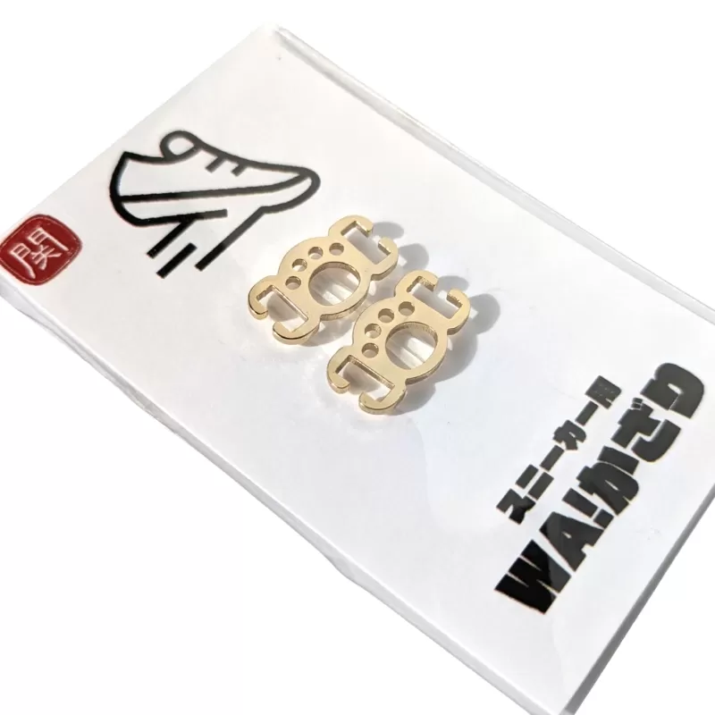 【4004】スニーカーWA! かざり 肉球 ゴールド