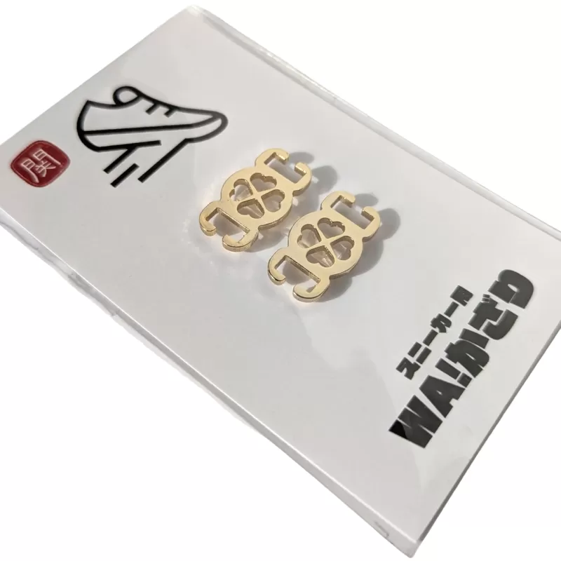 【4005】スニーカーWA! かざり クローバー ゴールド