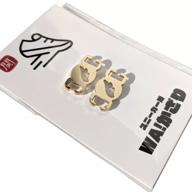 【4008】スニーカーWA! かざり 羽根 ゴールド