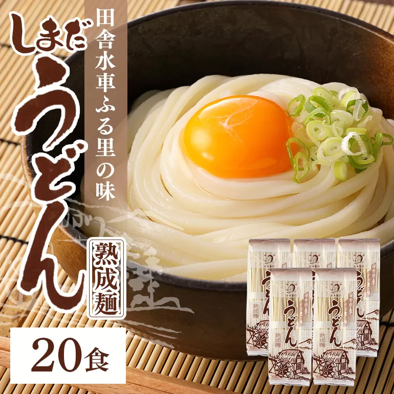 島田うどん5袋(20食分) 島田麺 乾麺 常備食 保存食