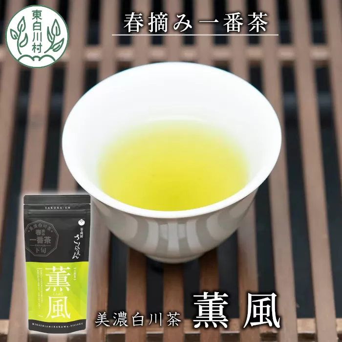 白川茶 茶蔵園 上煎茶 「薫風-くんぷう-」 1袋 80g