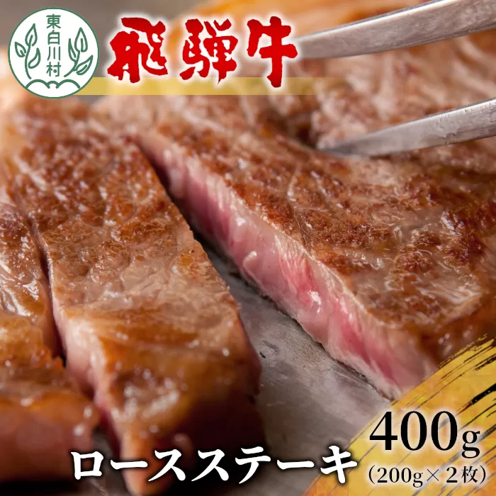 飛騨牛 ロースステーキ 400g (200g×2枚) 牛肉