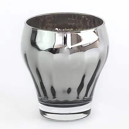 Jewelry・Glass／日本酒グラスセット 白銀 【ガラス 強化ガラス チタン】 食器 キッチン用品 2個 職人 手仕事 機能 造形美 ペア マイルド 深み 香り 香気 風味 甘味 際立たせる お酒 
