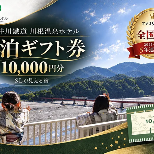 大井川鐵道川根温泉ホテル ふるさと納税宿泊ギフト券 10,000円分 チケット ギフト券 宿泊　川根温泉 SL 島田市 静岡県