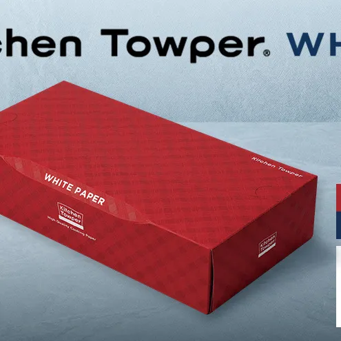 Kitchen Towper　WHITE-L　Red キッチンペーパー キッチン用品 台所用品 静岡県 島田市