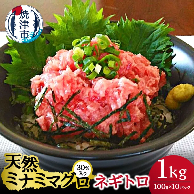 天然 ミナミ マグロ 30％入り ネギトロ 100g×10
