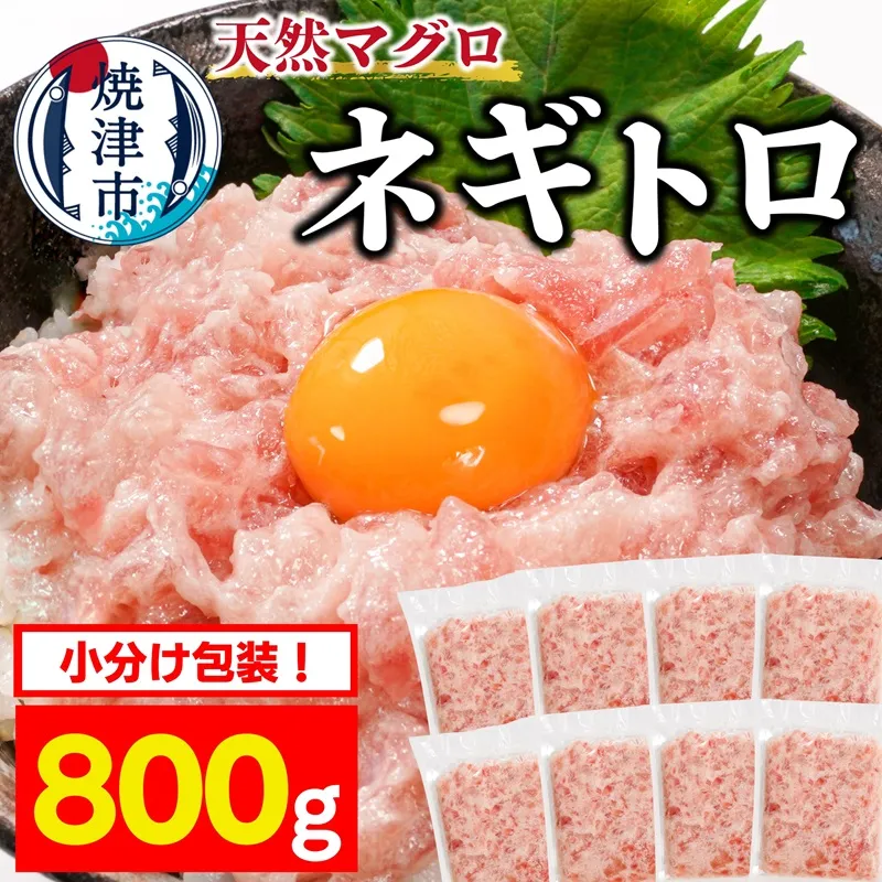 焼津 天然 まぐろ ネギトロ (約100g×8袋)