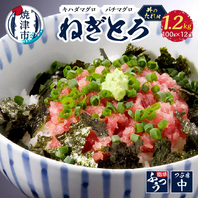a16-040　おたのしみねぎとろ約100g×12袋 丼のたれ セット