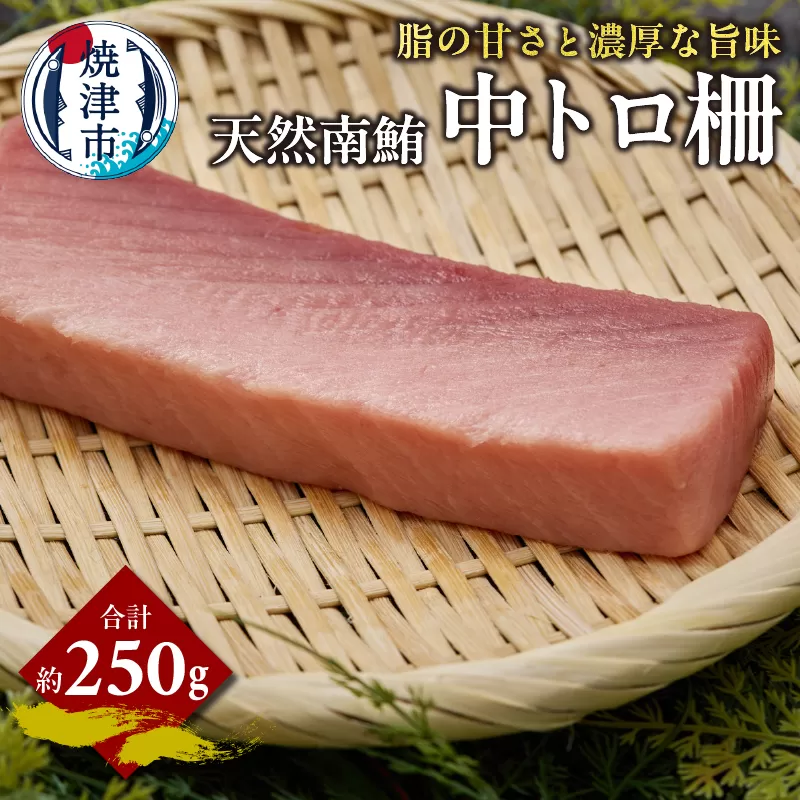 a11-159　天然 南まぐろ 中トロ柵 約250g