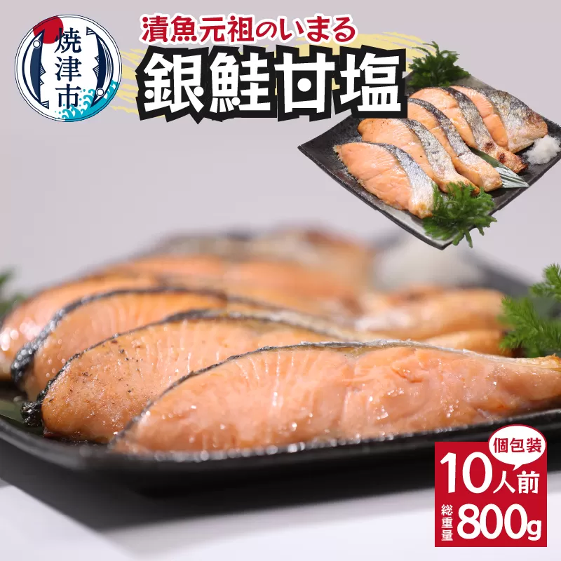 a10-1008　銀鮭 甘塩 10切入（個包装真空パック）