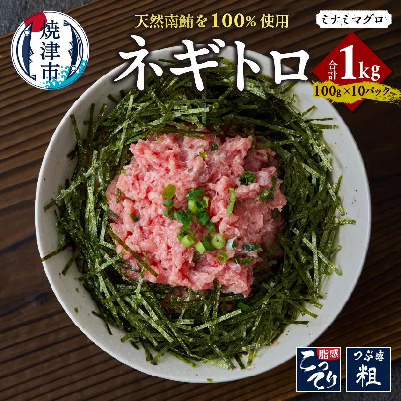 a11-156　天然 南マグロ ネギトロ 100g x 10パック 合計1.0kg