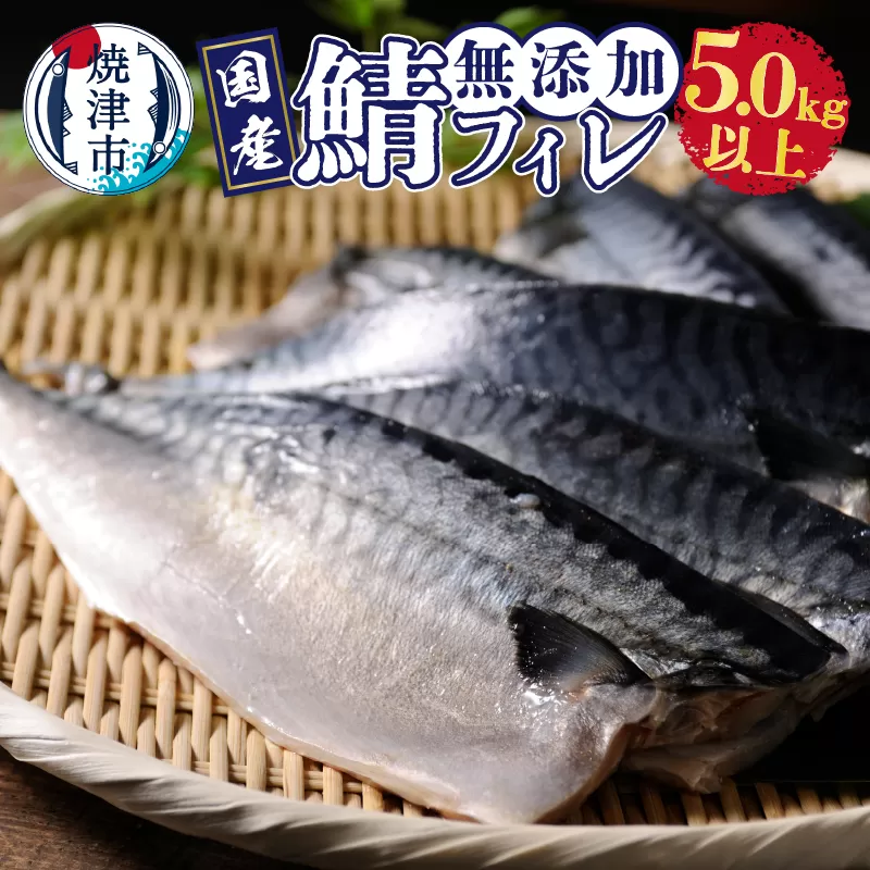 a24-033　5.0kg以上！ 国内産 無添加 さば フィレ