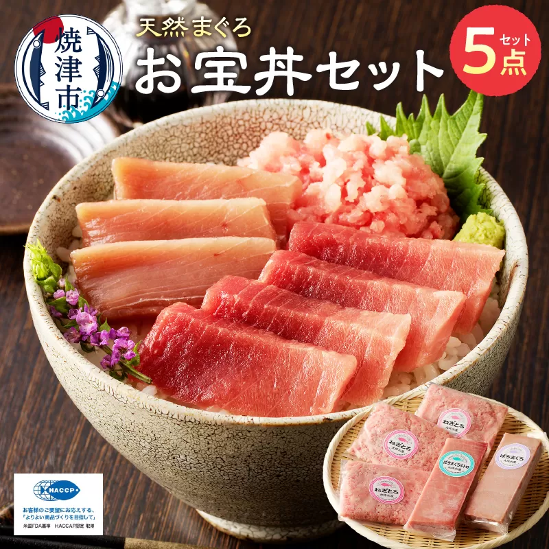 a14-047　F5 お宝丼セット 天然鉢中とろ・赤身・ねぎとろ F5
