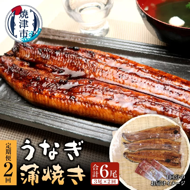 a50-121　【定期便2回】静岡産 うなぎ 蒲焼 約140g 3本 鰻