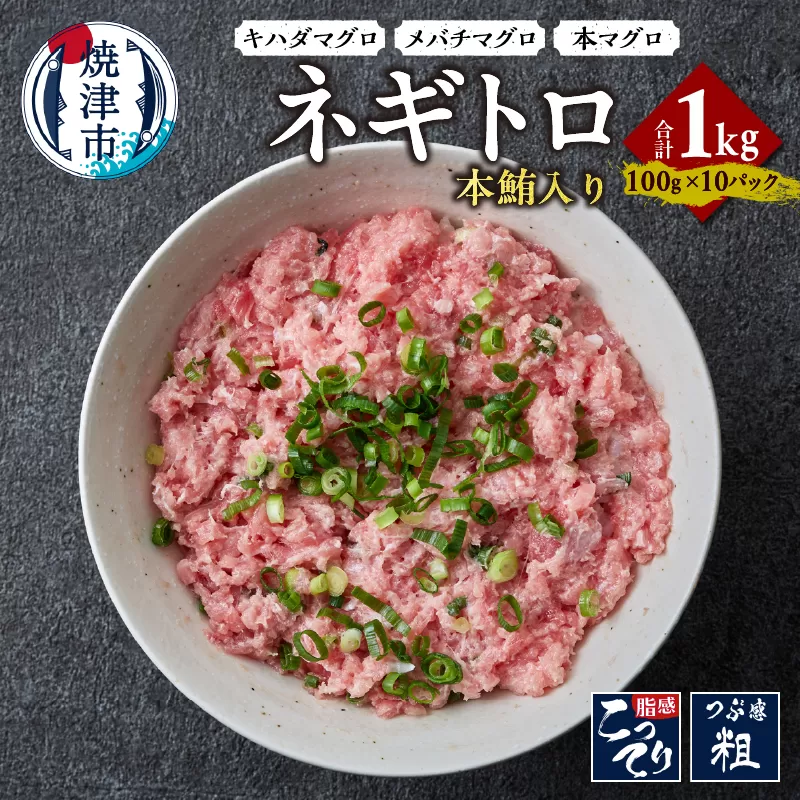 a11-157　本鮪入り ネギトロ 100g x 10パック 合計1.0kg
